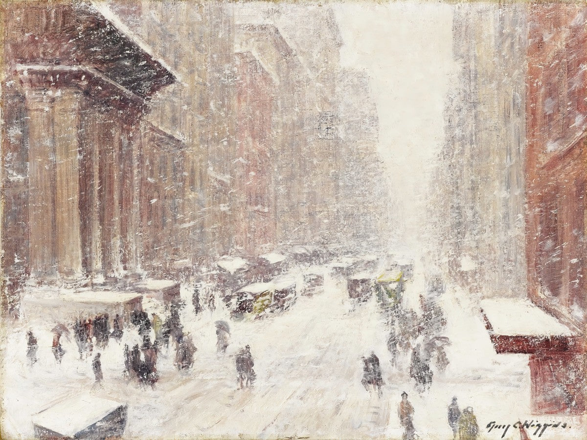 Snow Storm On The Avenue by Guy Carleton Wiggins