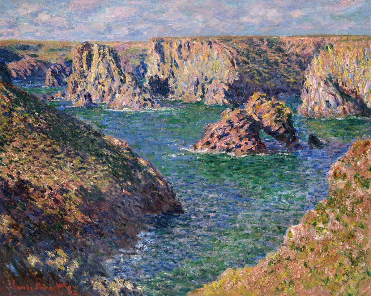 Port-Domois, Belle-Isle by Claude Monet