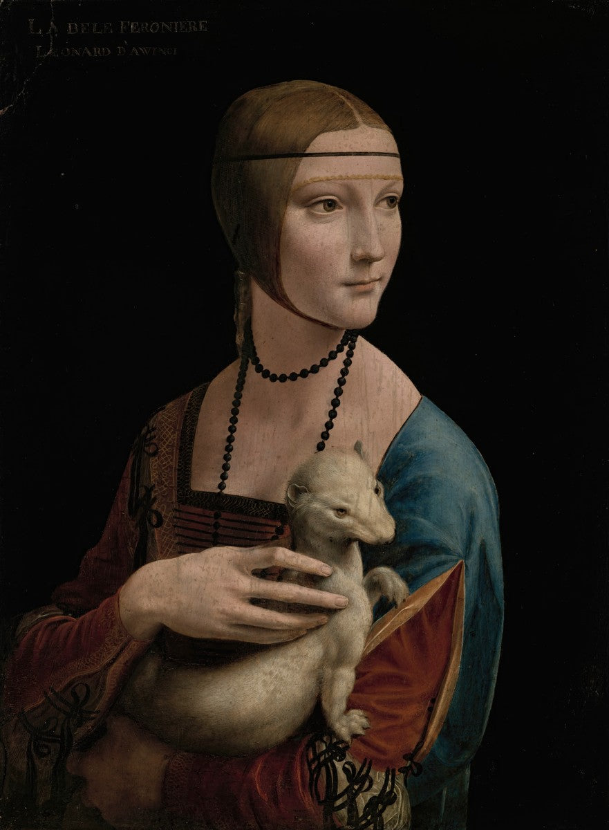 Lady with an Ermine – Portrait of Cecilia Gallerani by Leonardo da Vinci