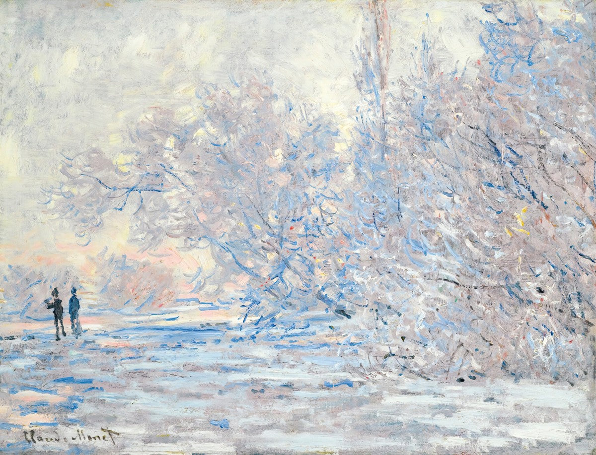 Le Givre À Giverny by Claude Monet