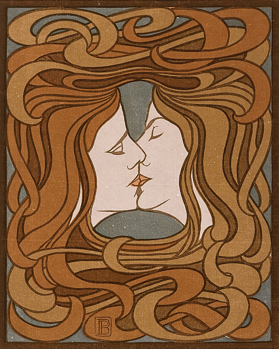 The kiss by Peter Behrens