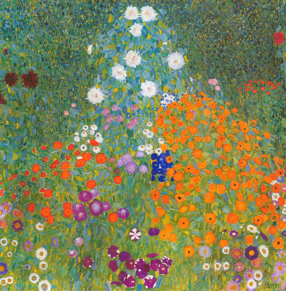 Cottage Garden by Gustav Klimt