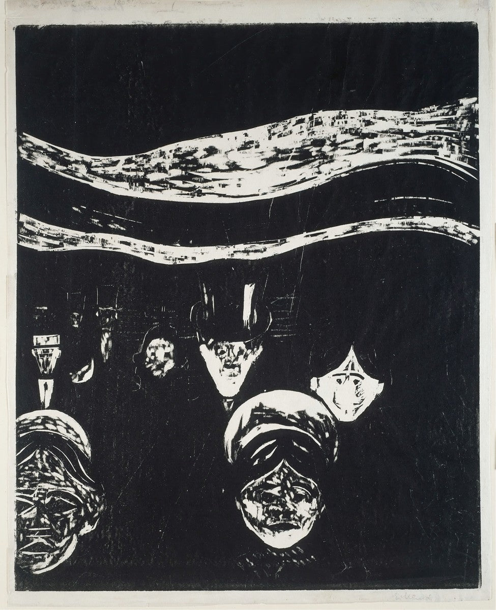 Anxiety by Edvard Munch