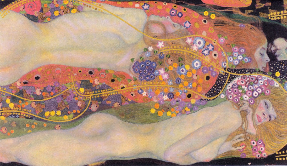 Water Serpents II by Gustav Klimt