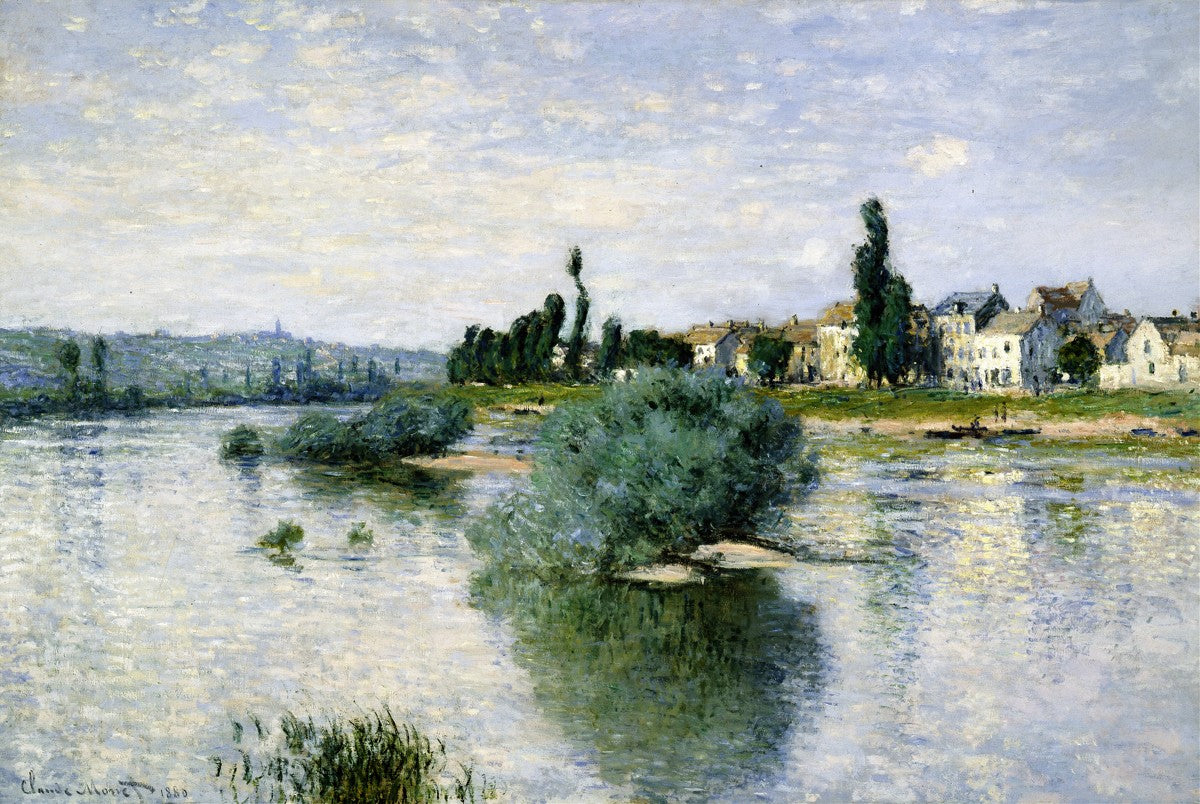 The Seine at Lavacourt by Claude Monet