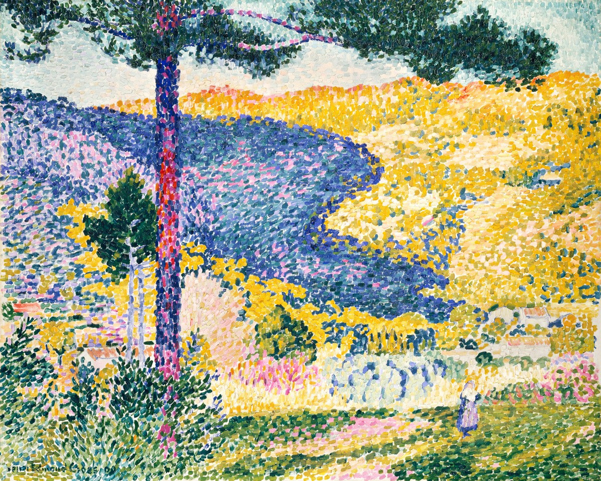 Valley with Fir; Shade on the Mountain by Henri-Edmond Cross