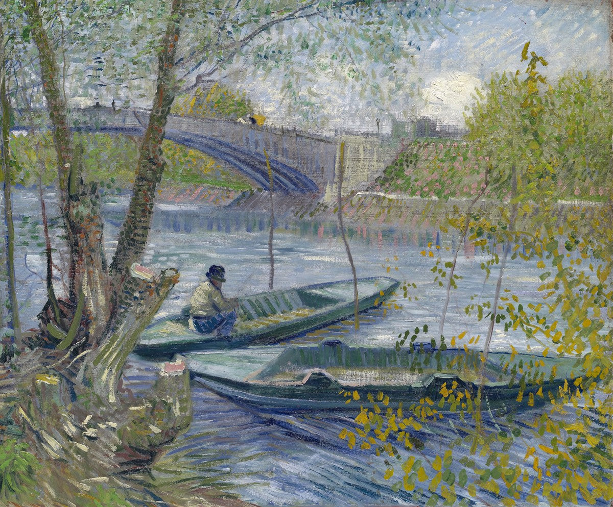 Fishing in Spring, the Pont de Clichy (Asnières) by Vincent van Gogh