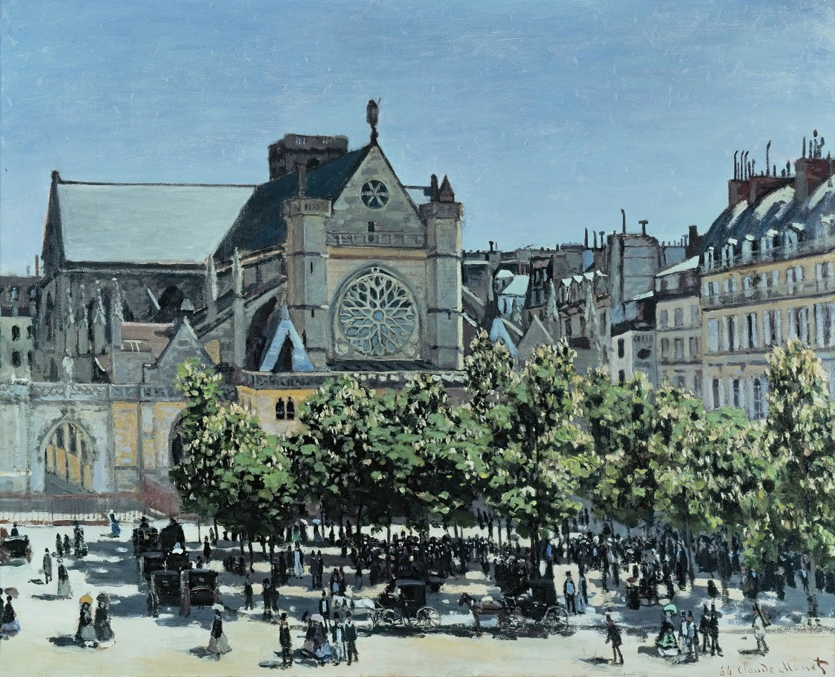 St. Germain l’Auxerrois by Claude Monet