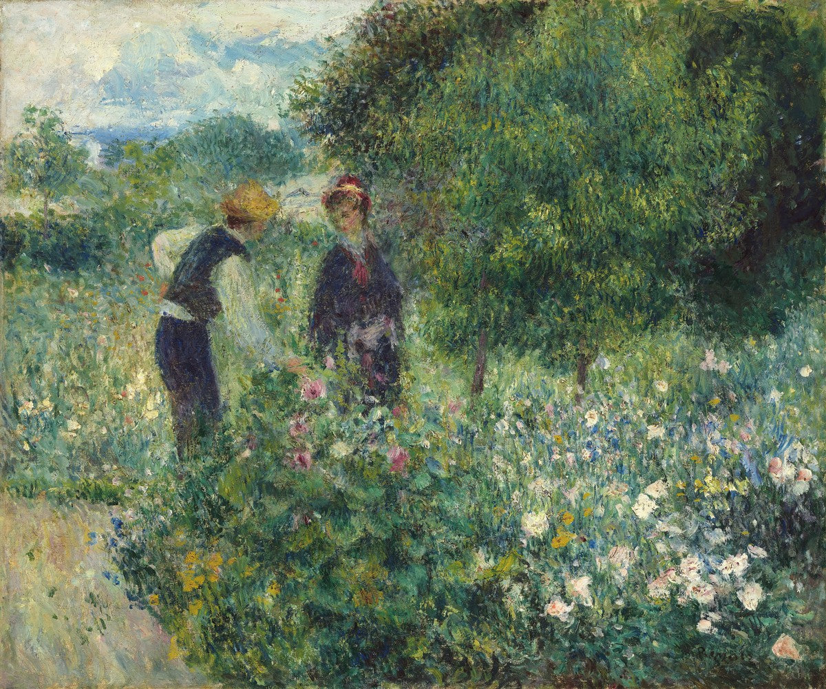 Picking Flowers by Pierre-Auguste Renoir