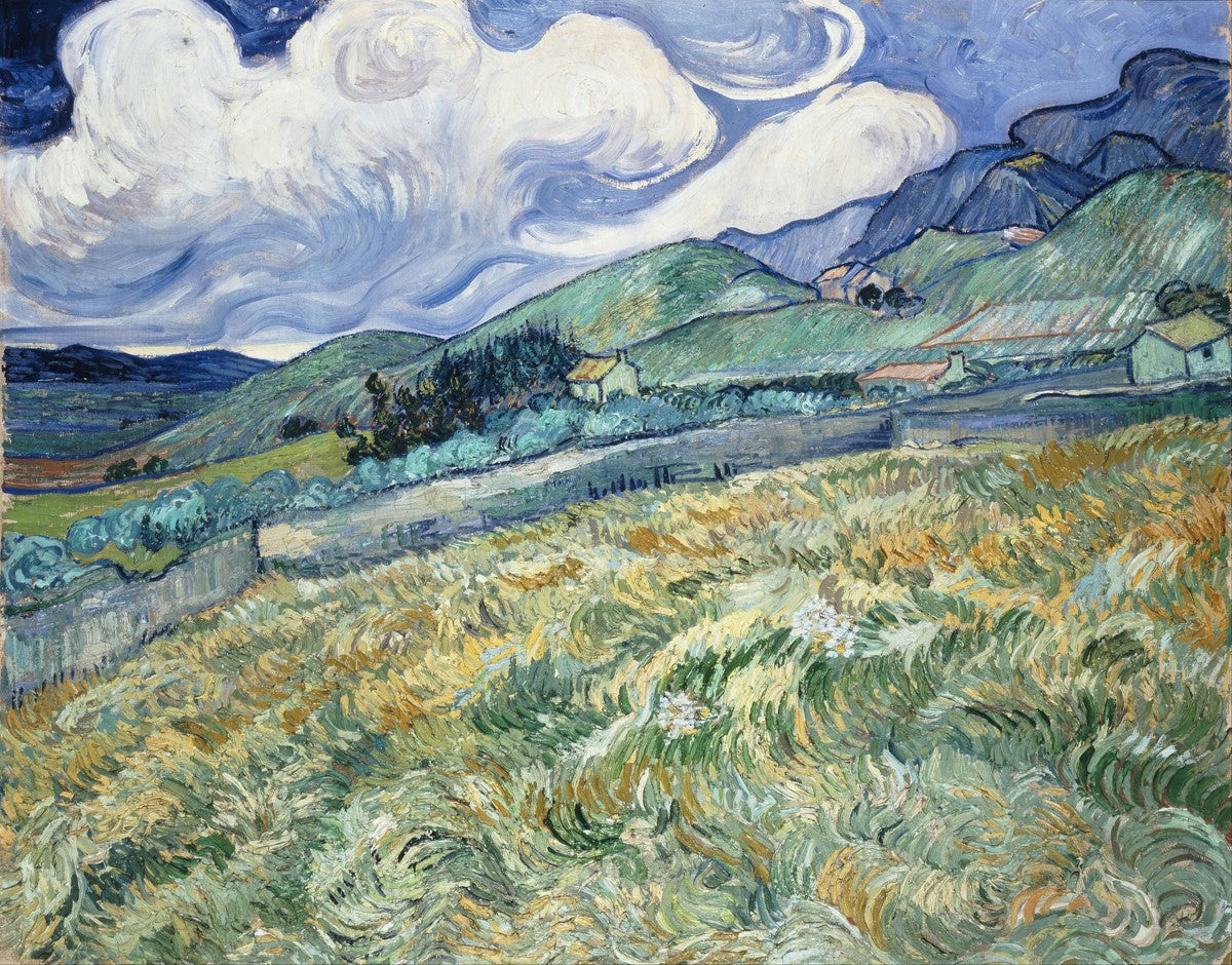 Landscape from Saint-Rémy by Vincent van Gogh