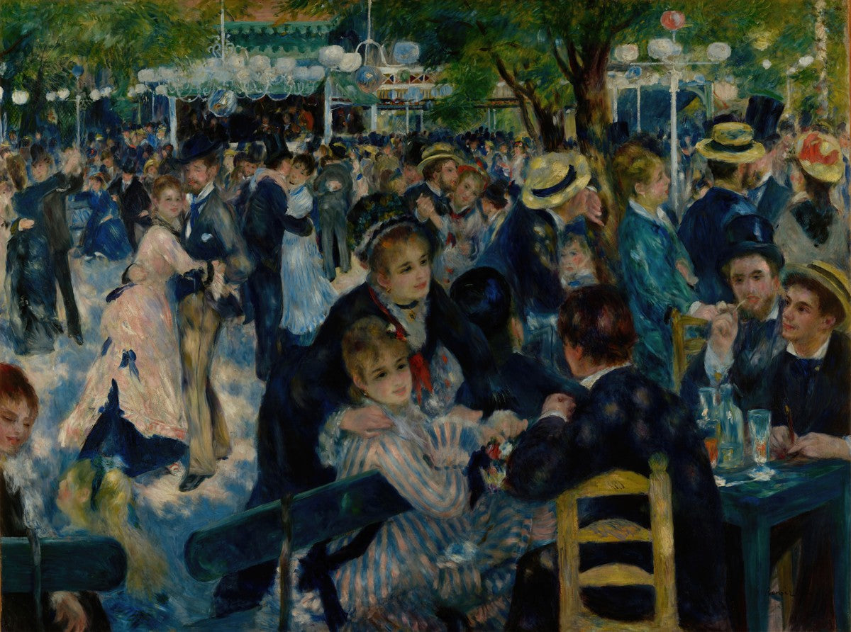 Dance at Le Moulin de la Galette by Pierre-Auguste Renoir