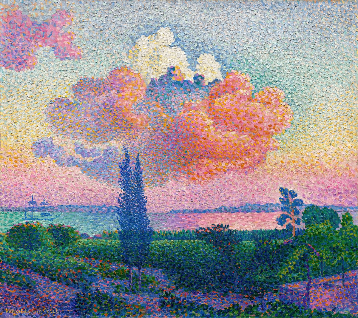 The Pink Cloud by Henri-Edmond Cross