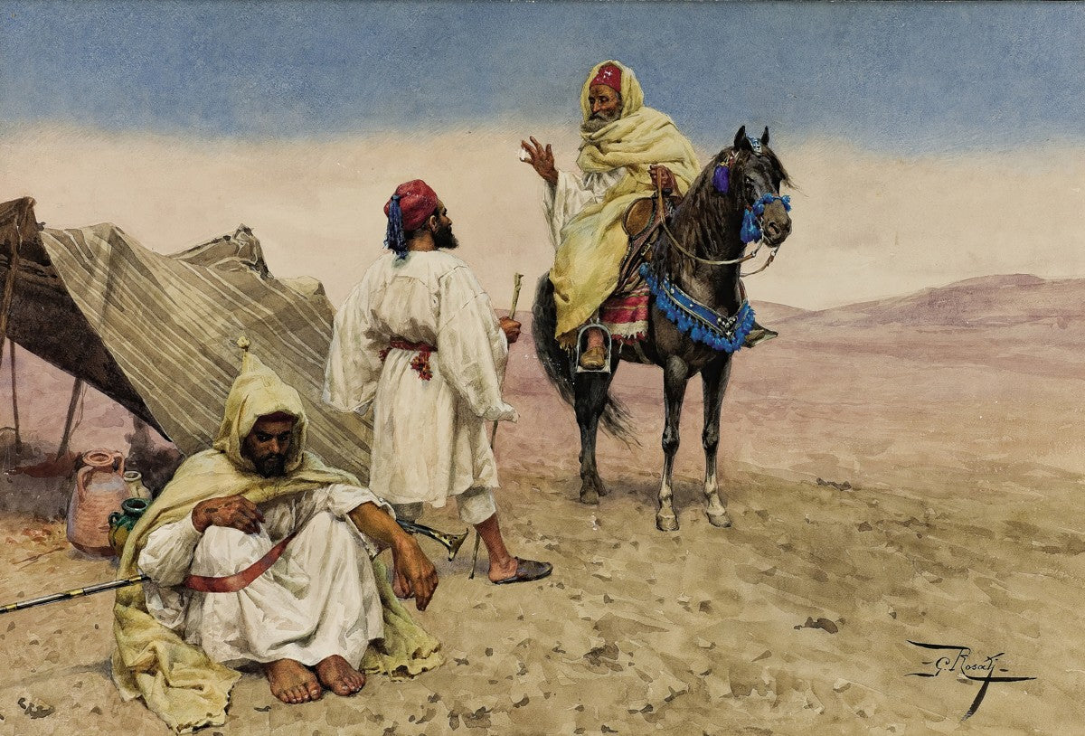 Desert Nomads by Giulio Rosati