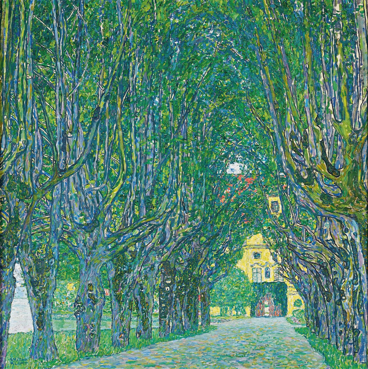 Avenue to the Kammer Castle by Gustav Klimt