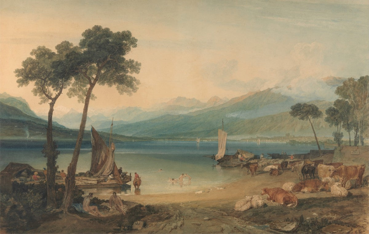 Lake Geneva and Mount Blanc by Joseph Mallord William Turner