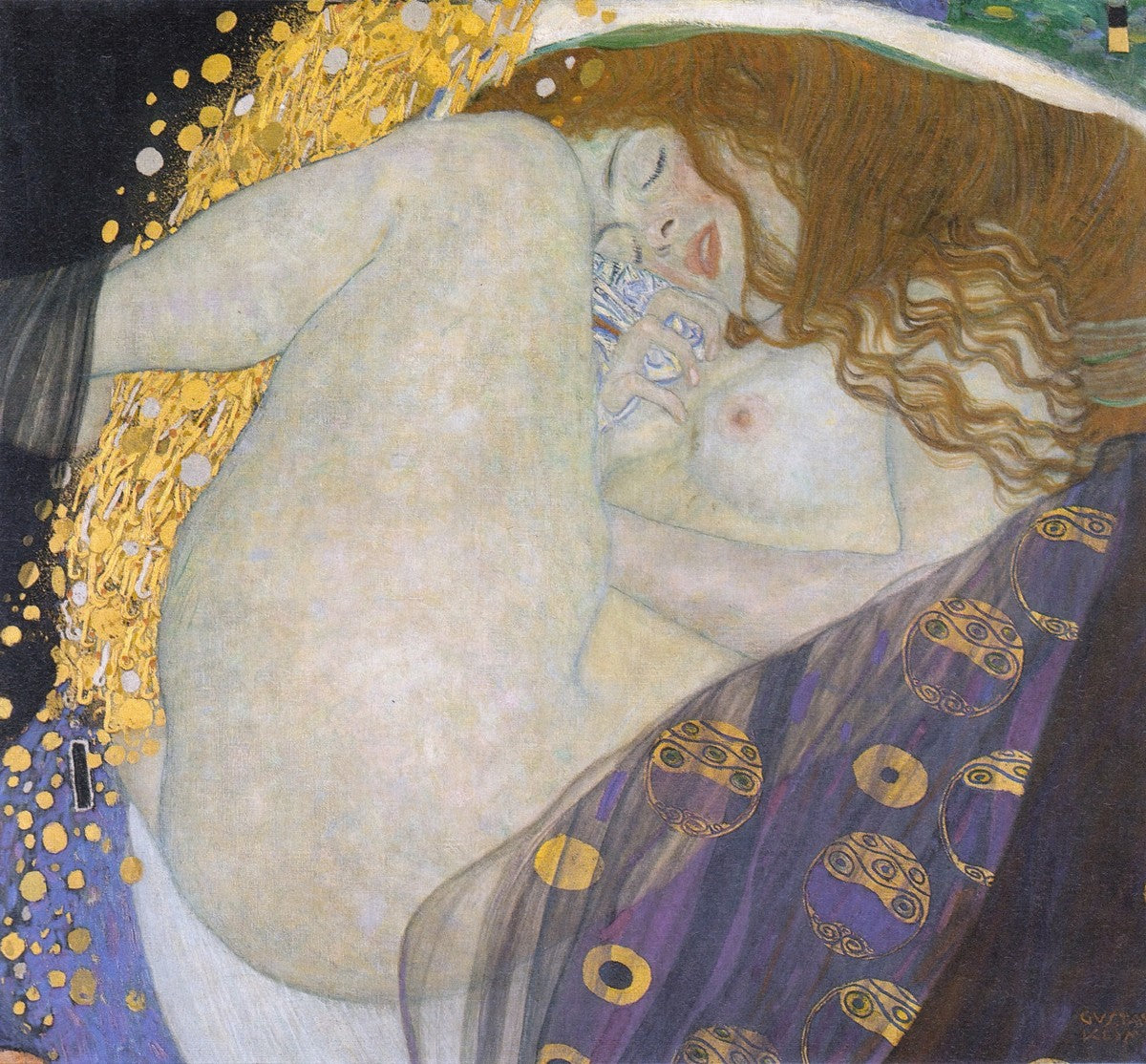 Danae by Gustav Klimt