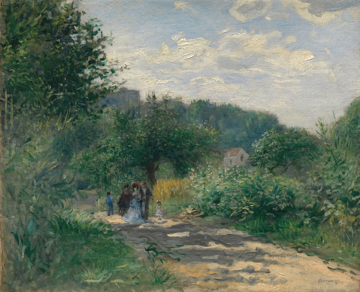 A Road in Louveciennes by Pierre-Auguste Renoir