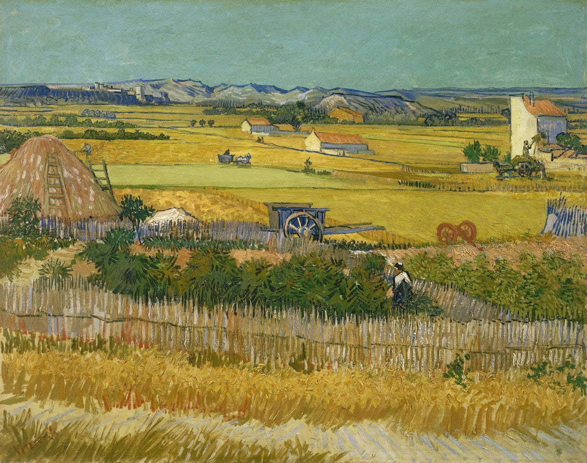 The harvest by Vincent van Gogh