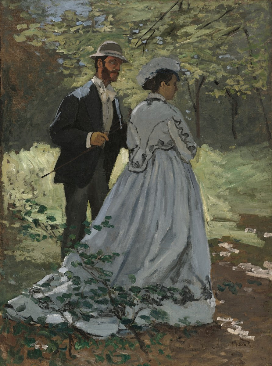 Bazille and Camille by Claude Monet