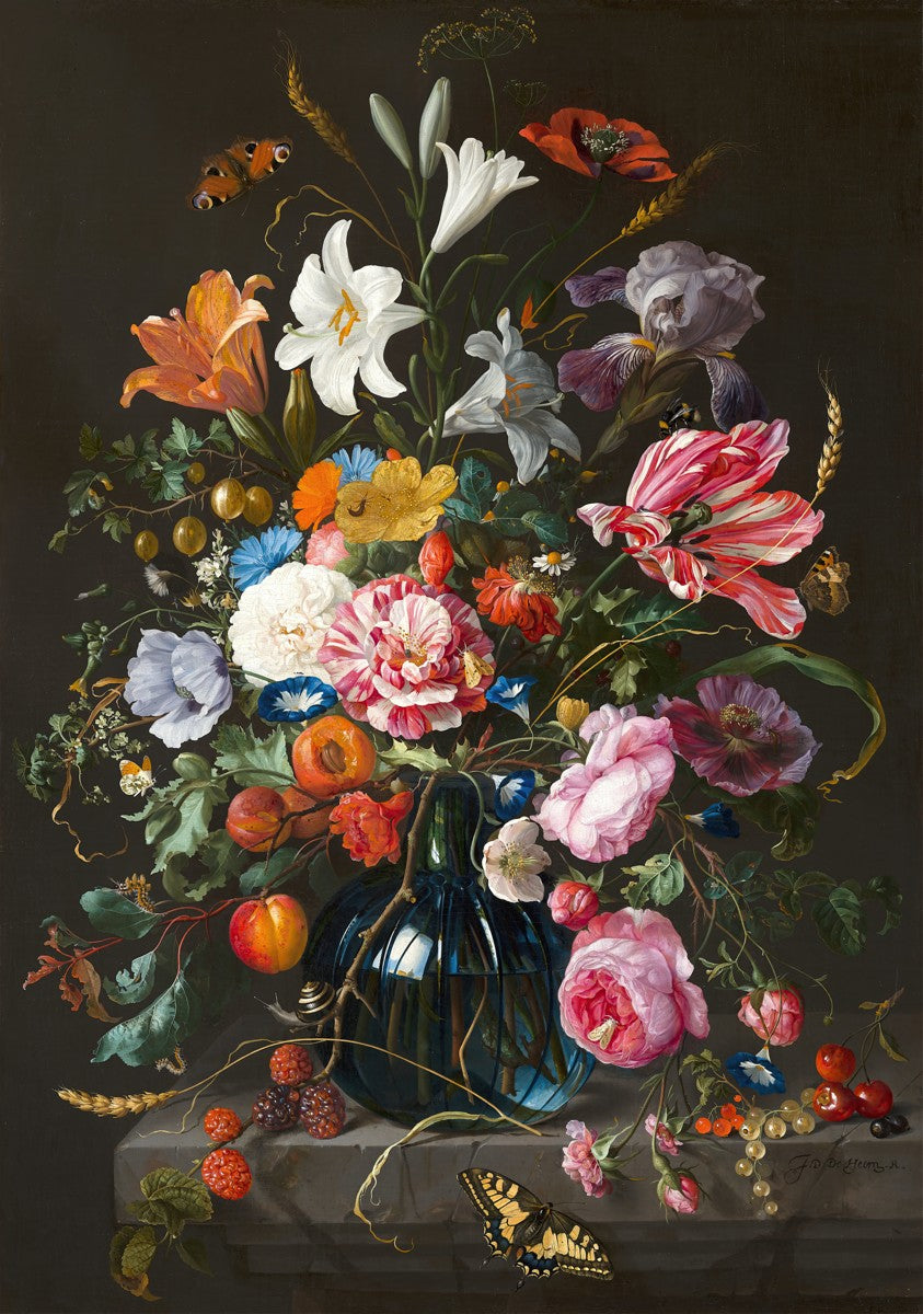 Vase of Flowers (c. 1670) by Jan Davidsz de Heem