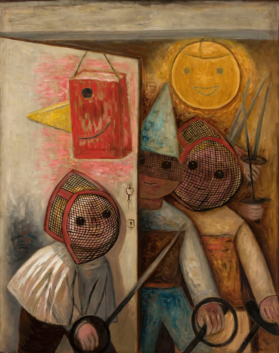 Swordsmen (1931) by Tadeusz Makowski