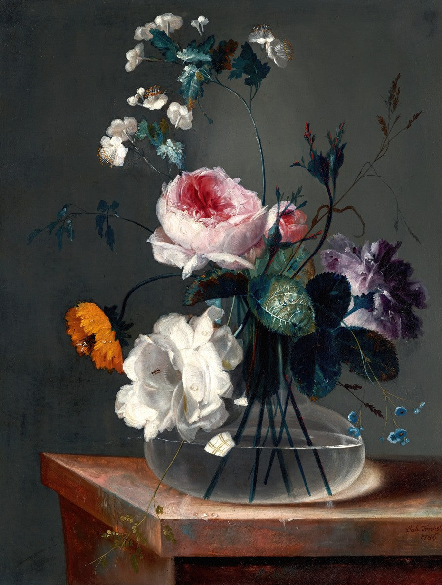 Blumenstillleben (1786) by Johann Baptist Drechsler