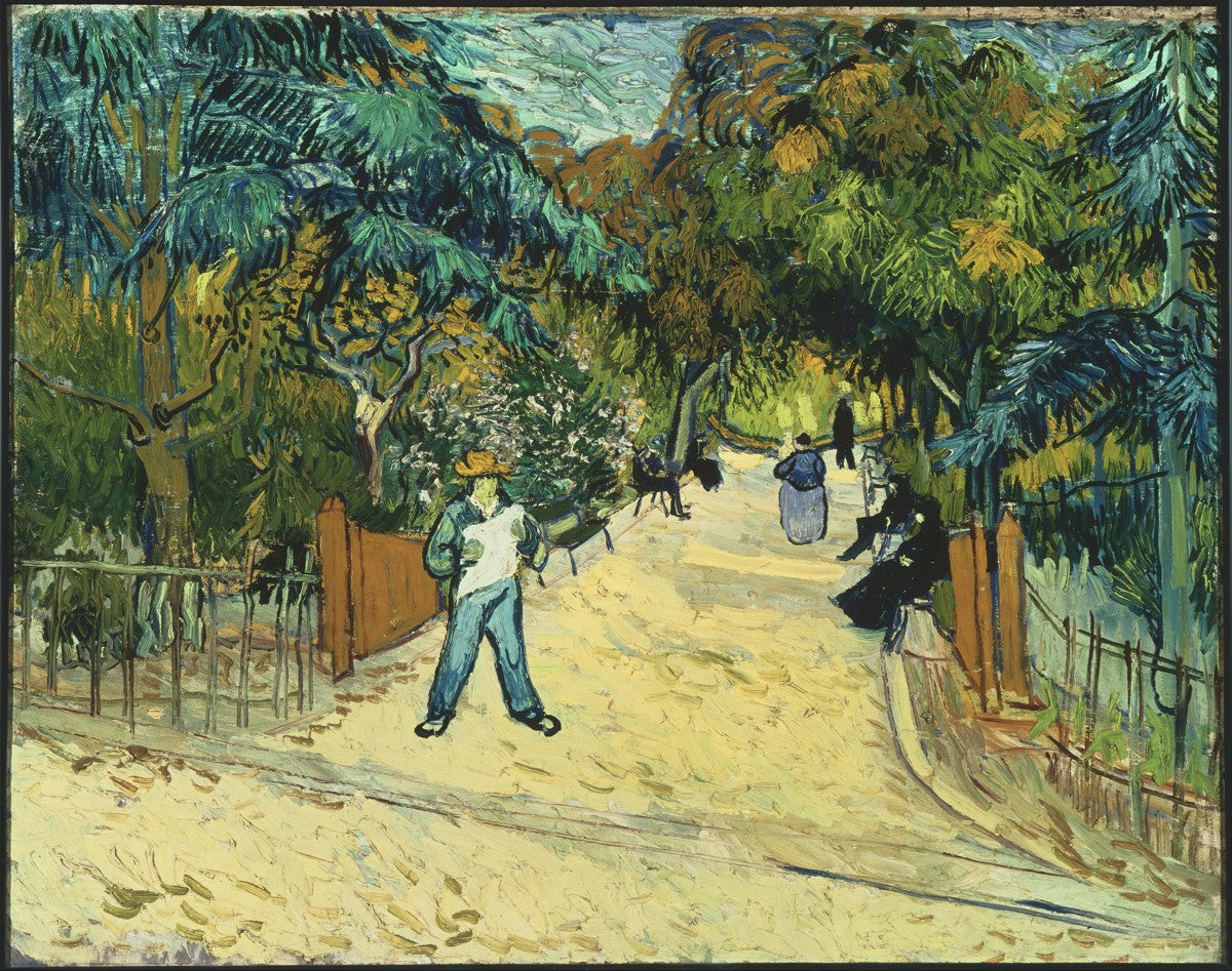 Entrance to the Public Gardens in Arle by Vincent van Gogh