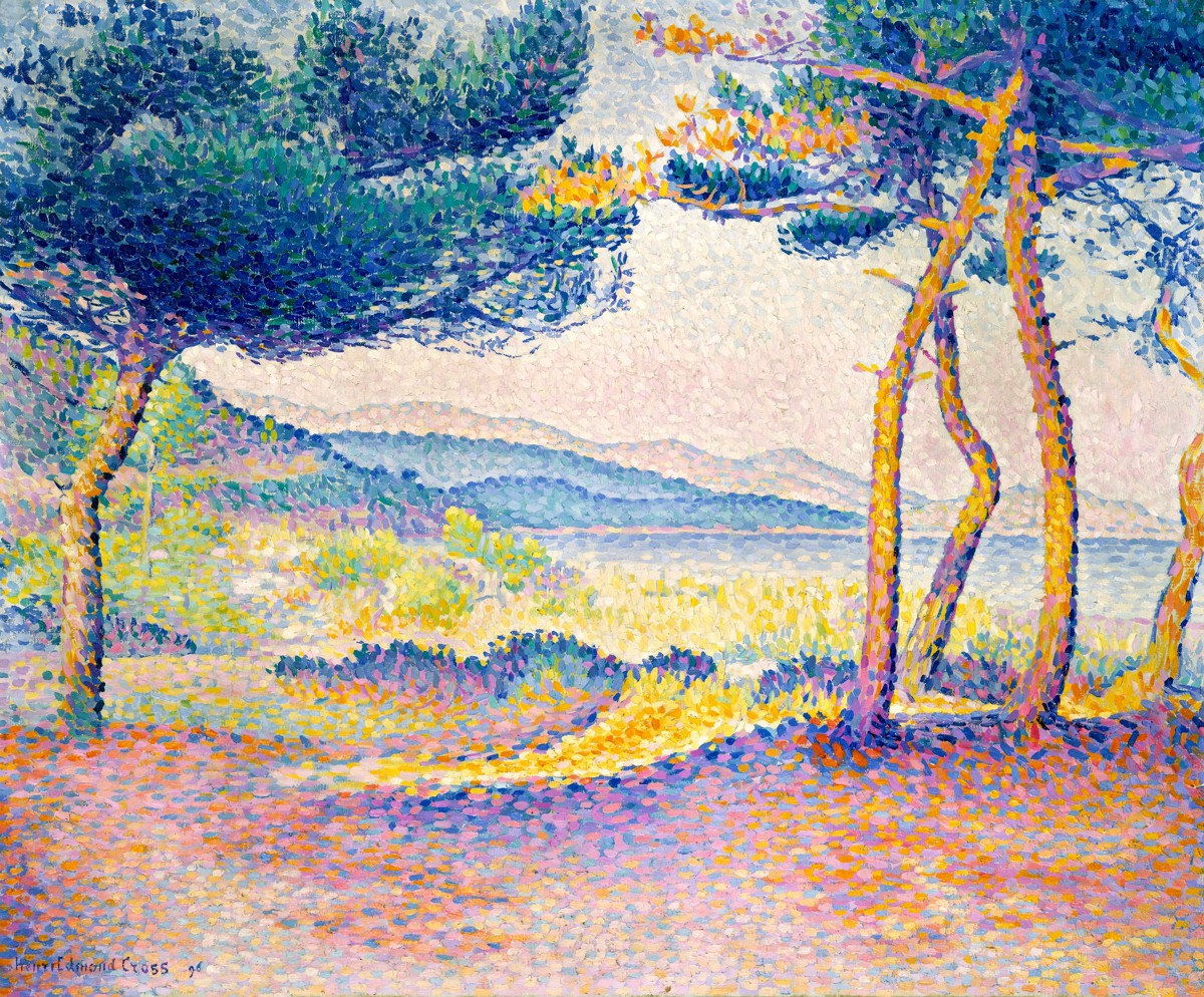 Pines Along the Shore (1896) by Henri Edmond Cross