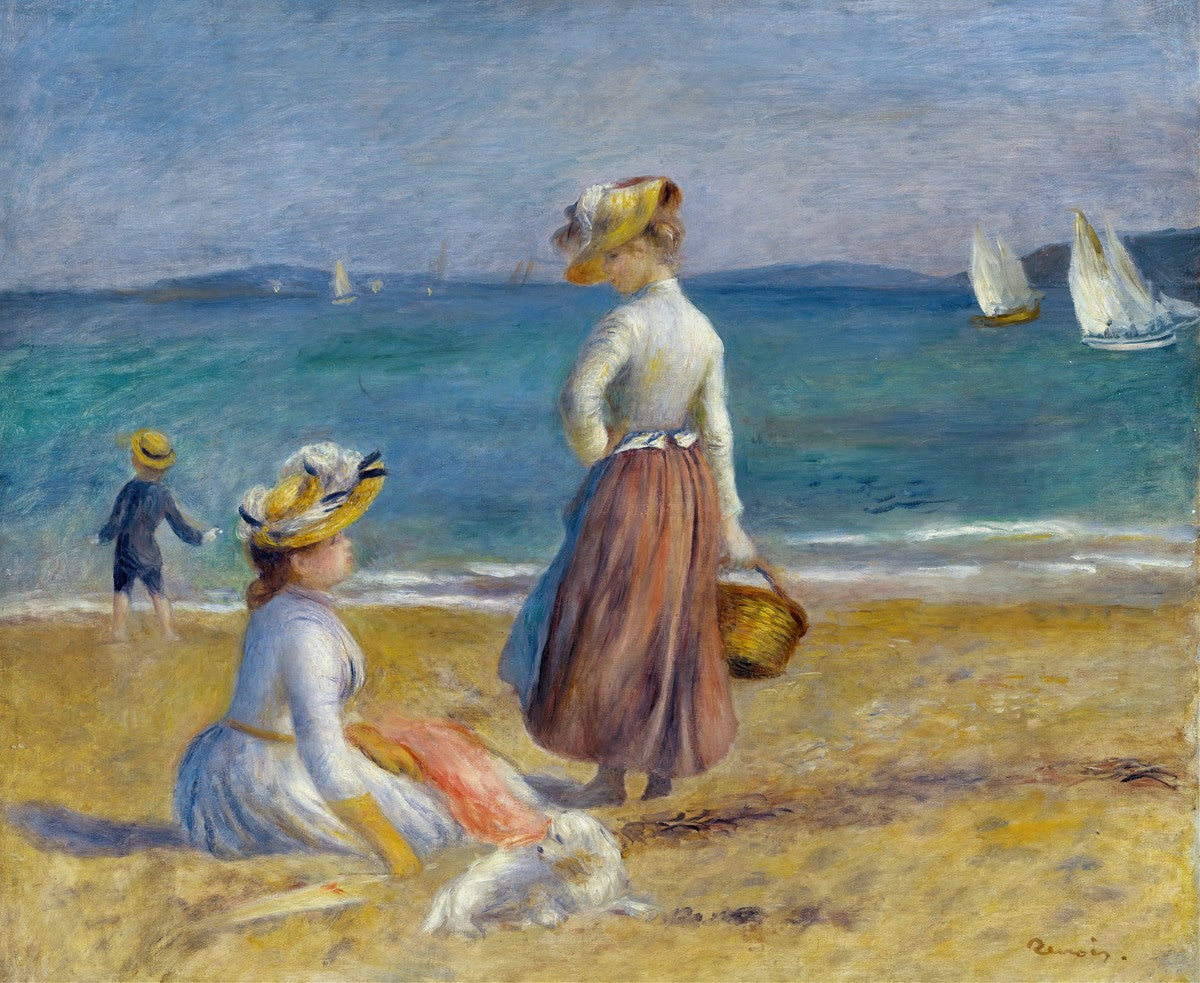 Figures on the Beach by Pierre-Auguste Renoir