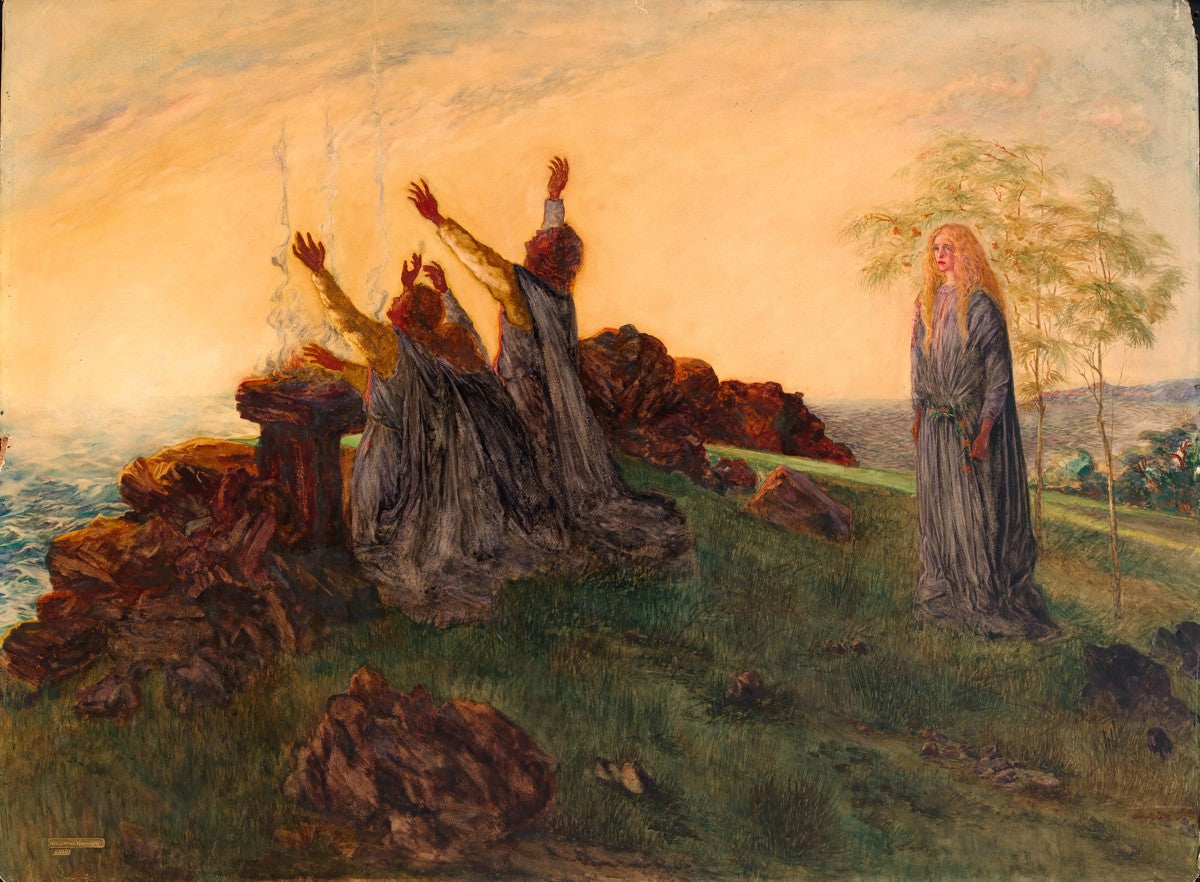 The Passing Of St. Brighid by Da Loria Norman