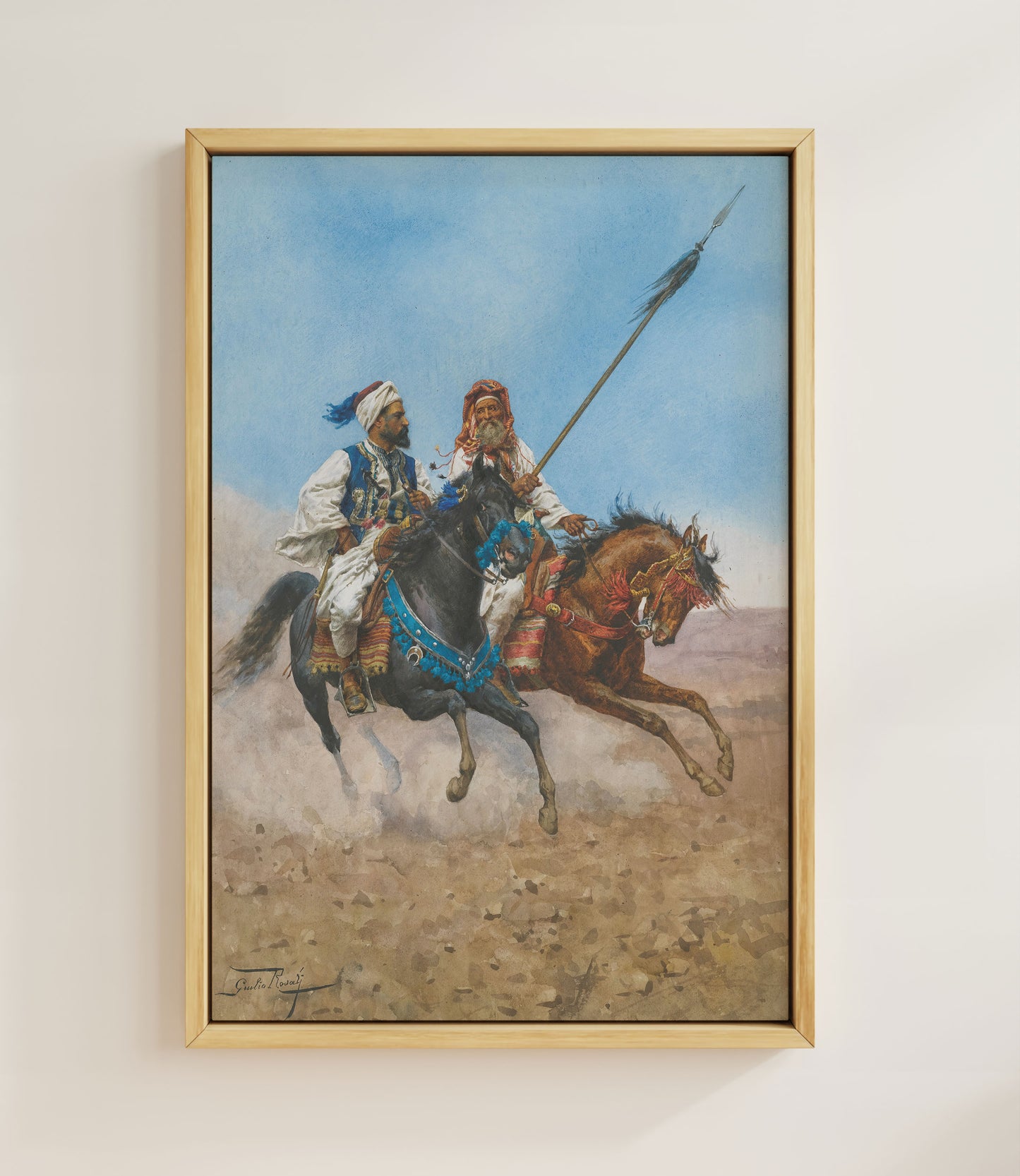 The Arab Riders by Giulio Rosati