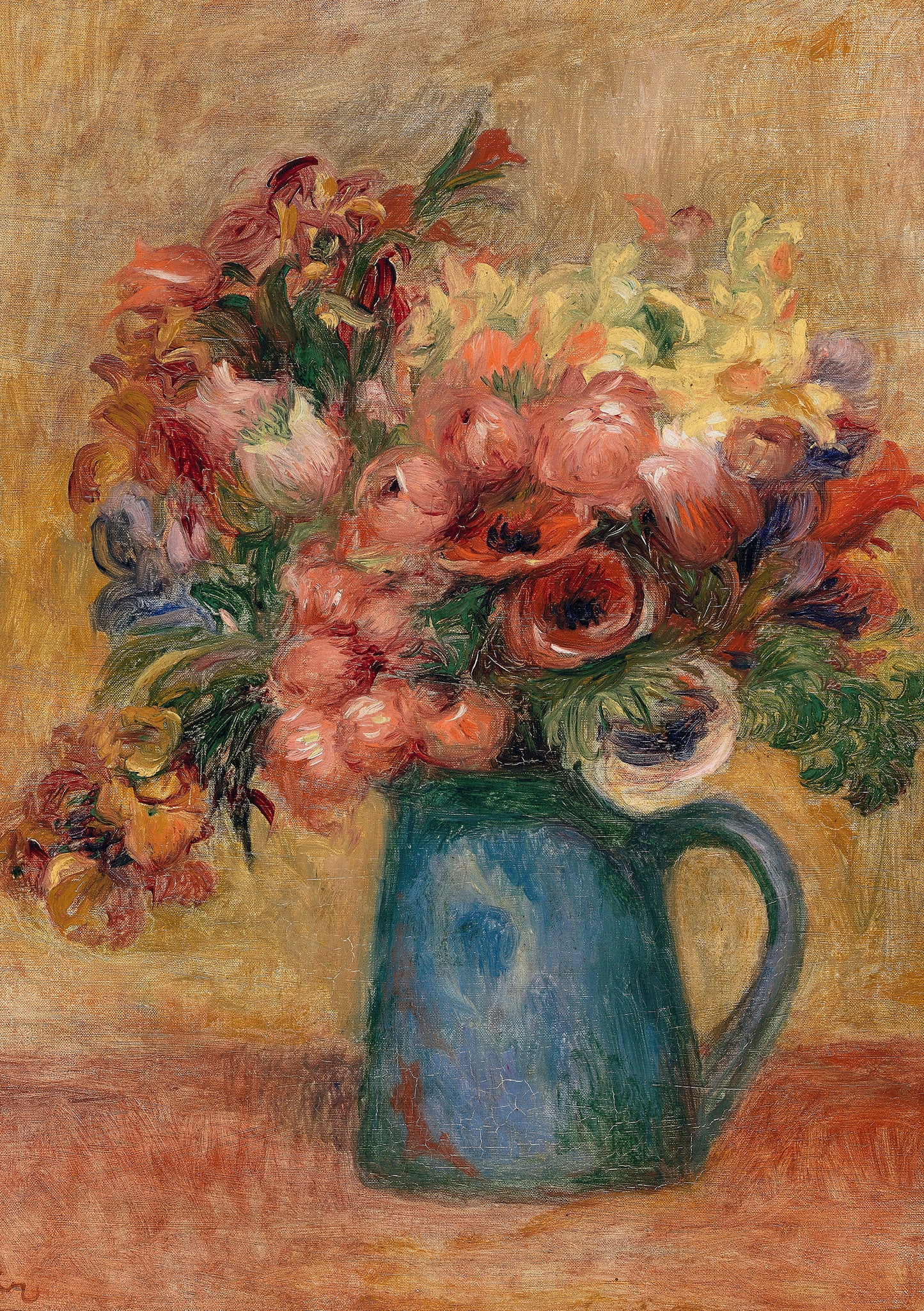 Vase of Flowers (Vase de fleurs) by Pierre-Auguste Renoir Fine Art Print