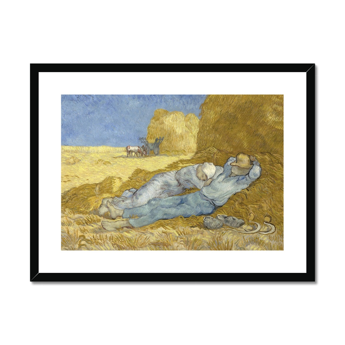 The Siesta by Vincent van Gogh Framed & Mounted Print