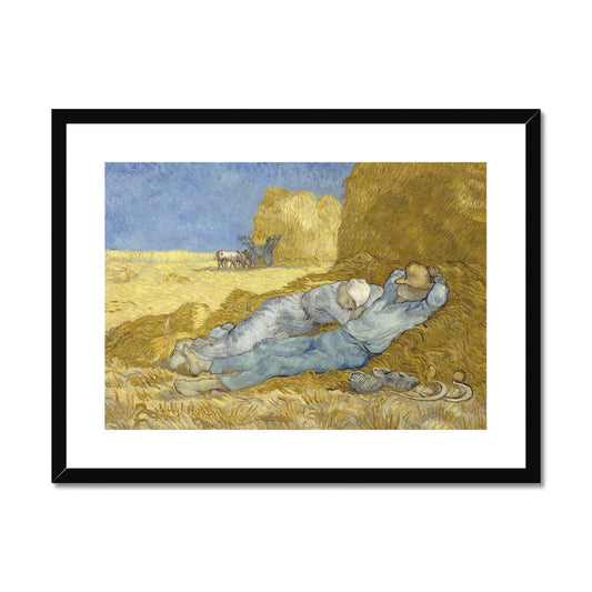 The Siesta by Vincent van Gogh Framed & Mounted Print