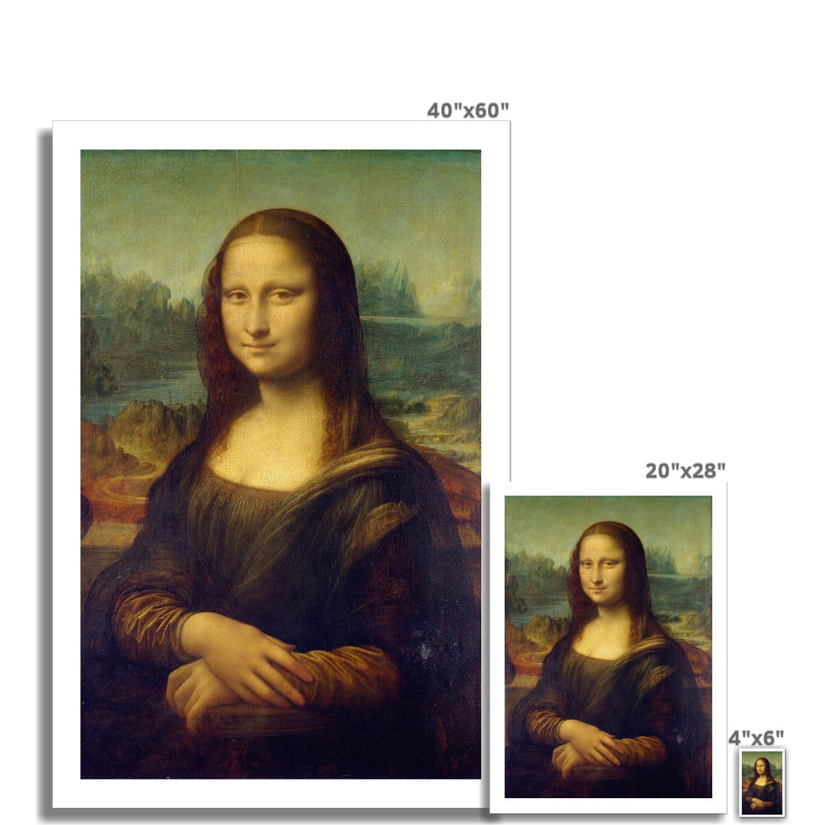 Mona Lisa by Leonardo da Vinci Fine Art Print