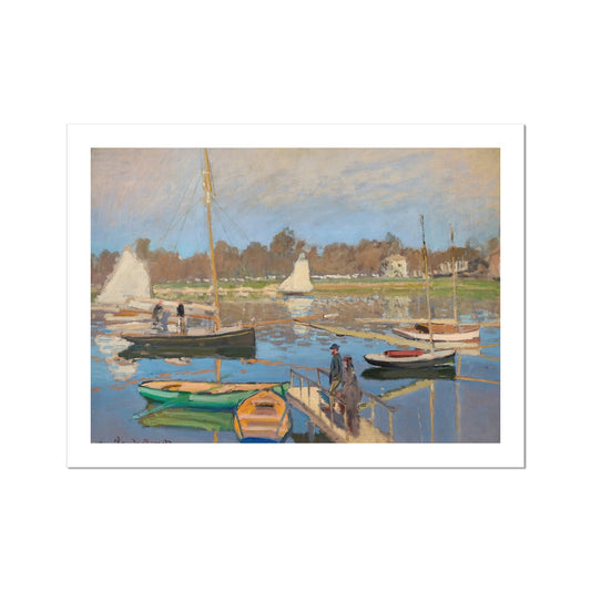 Le bassin d’Argenteuil by Claude Monet Fine Art Print