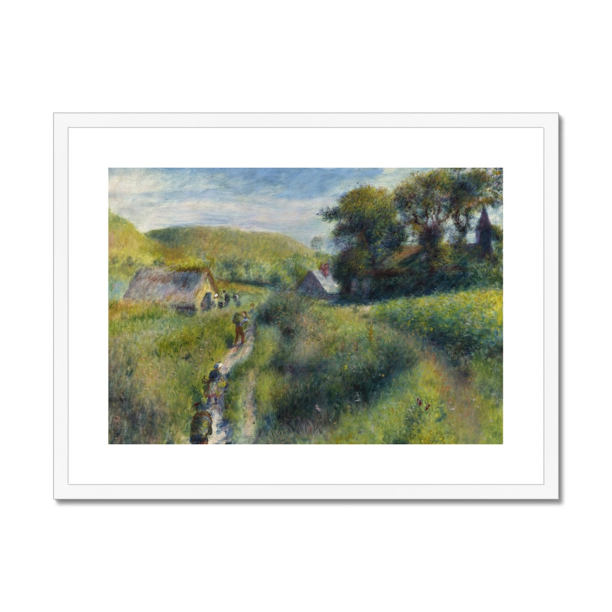 The Mussel Harvest by Pierre-Auguste Renoir Framed & Mounted Print