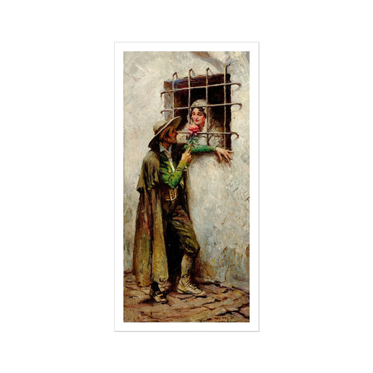 At the Window by William Henry Dethlef Koerner Fine Art Print