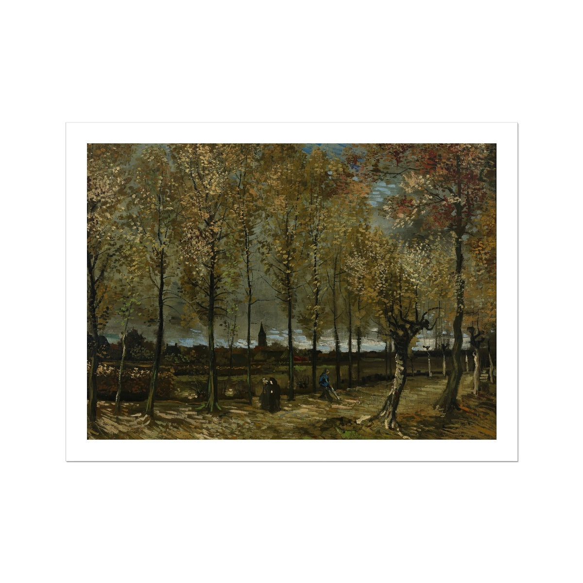 Poplars near Nuenen by Vincent van Gogh  Fine Art Print