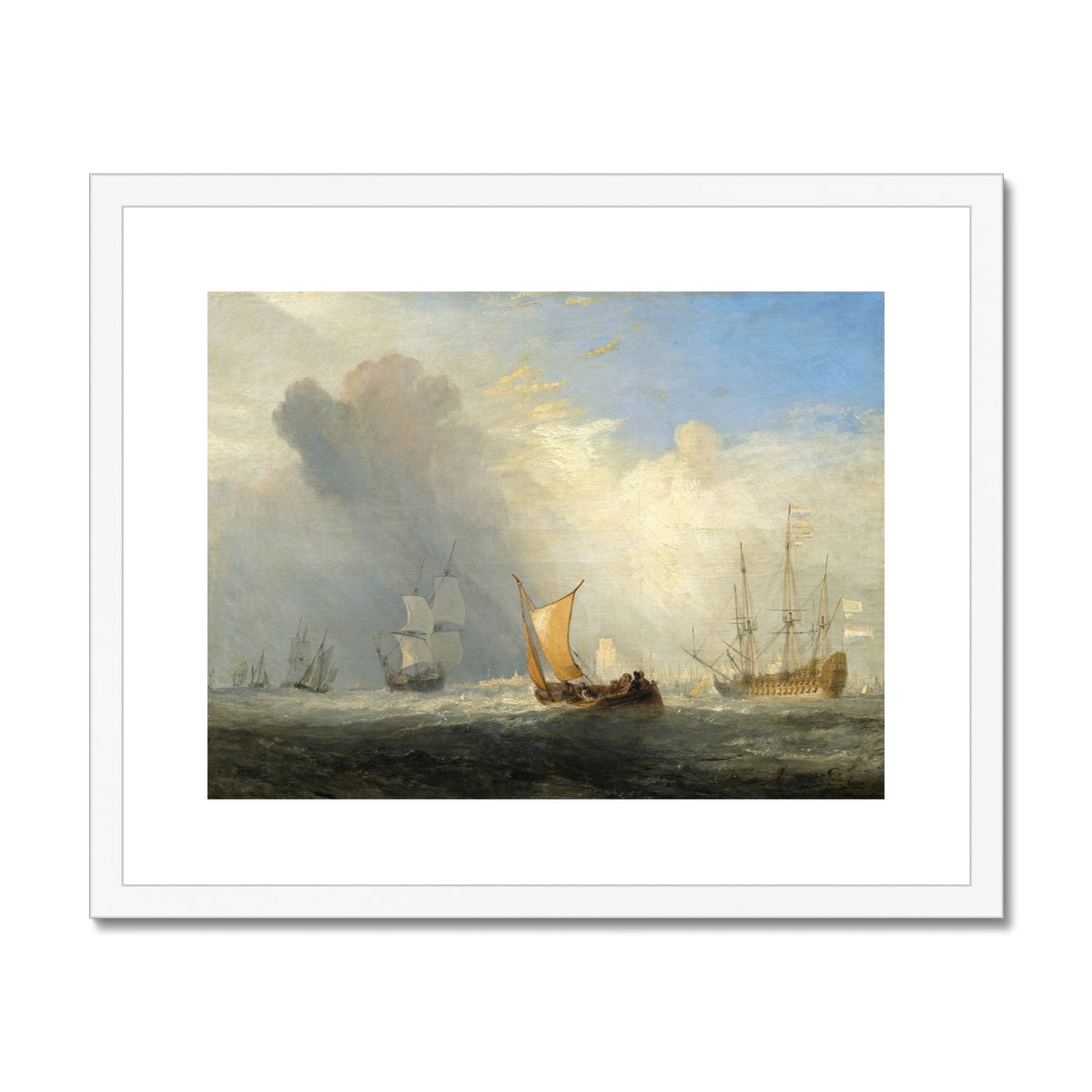 Rotterdam Ferry-Boat by Joseph Mallord William Turner Framed & Mounted Print