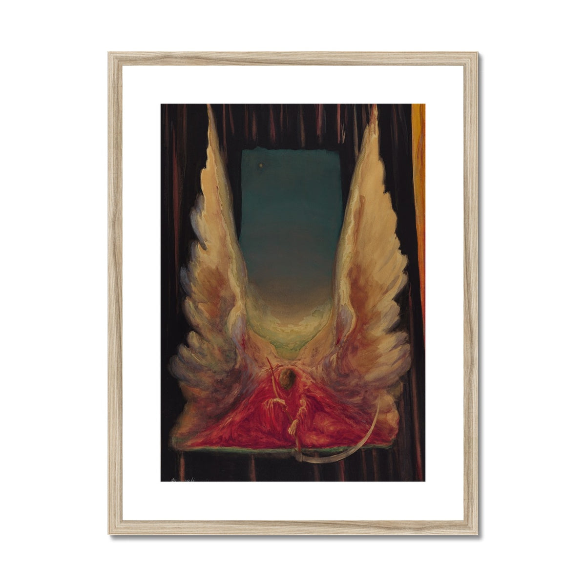 God’s Idea by Da Loria Norman Framed & Mounted Print