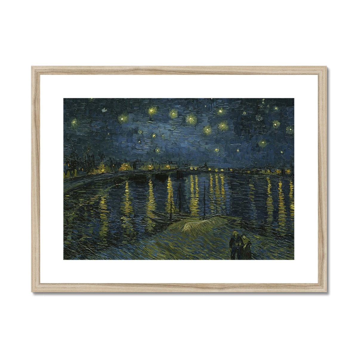 Starry Night by Vincent van Gogh  Framed & Mounted Print