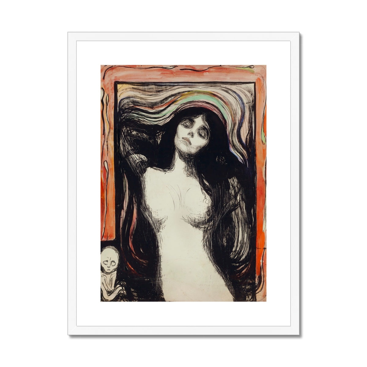 Madonna by Edvard Munch Framed & Mounted Print