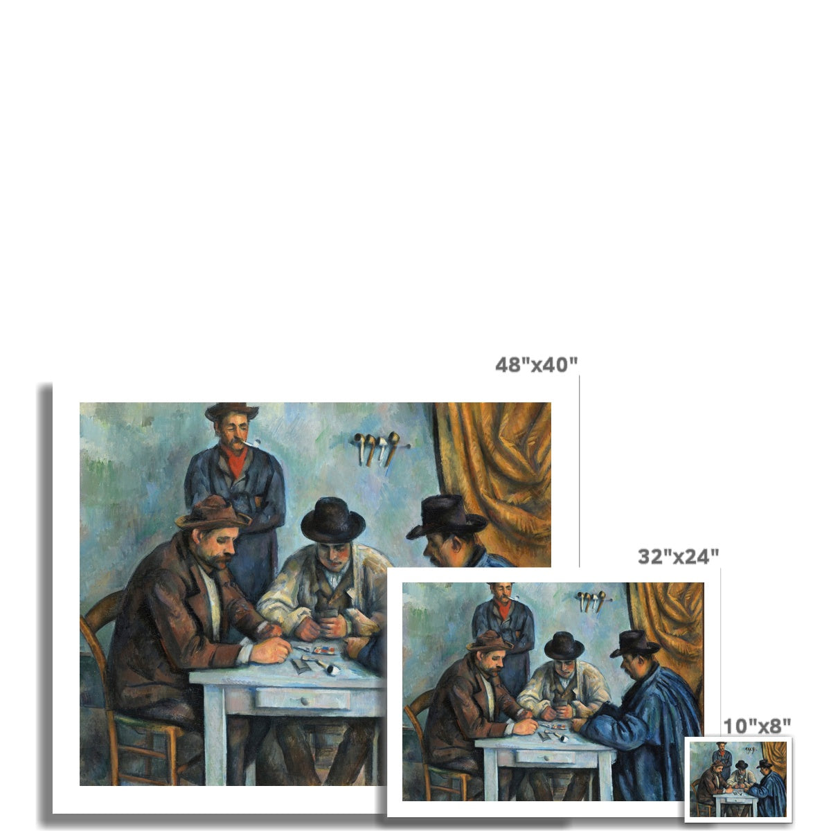 The Card Players by Paul Cézanne Fine Art Print