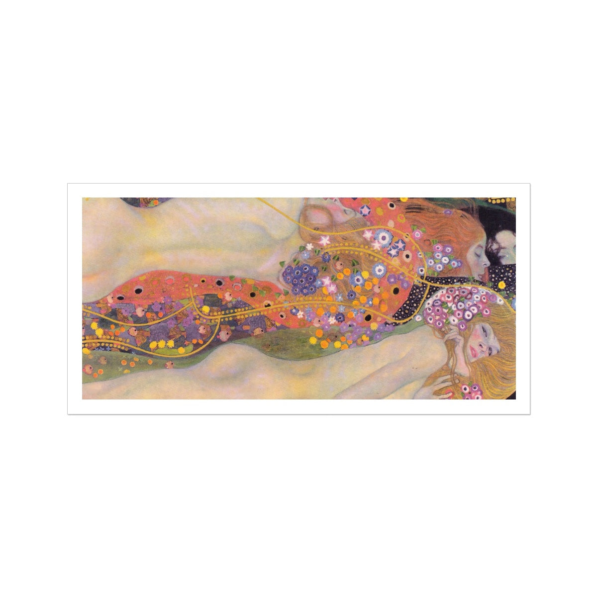 Water Serpents II by Gustav Klimt Fine Art Print