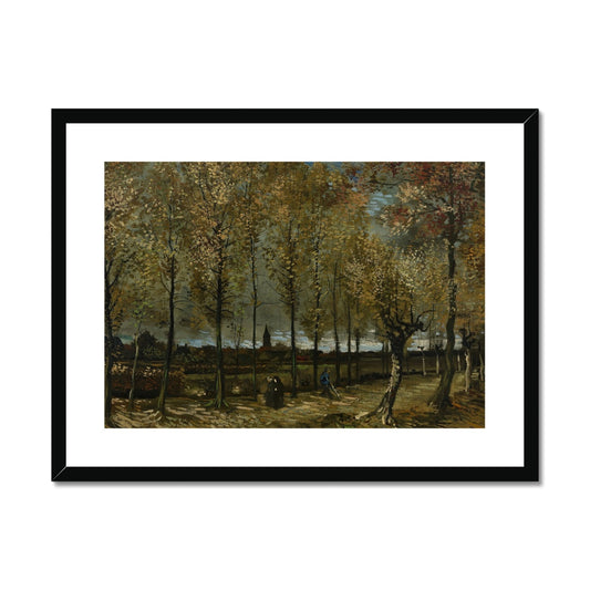 Poplars near Nuenen by Vincent van Gogh  Framed & Mounted Print