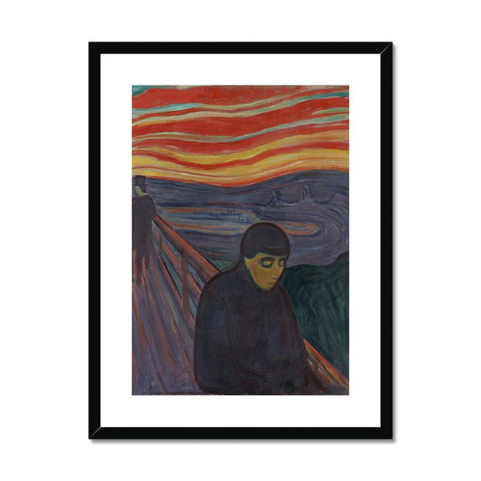 Despair by Edvard Munch Framed & Mounted Print