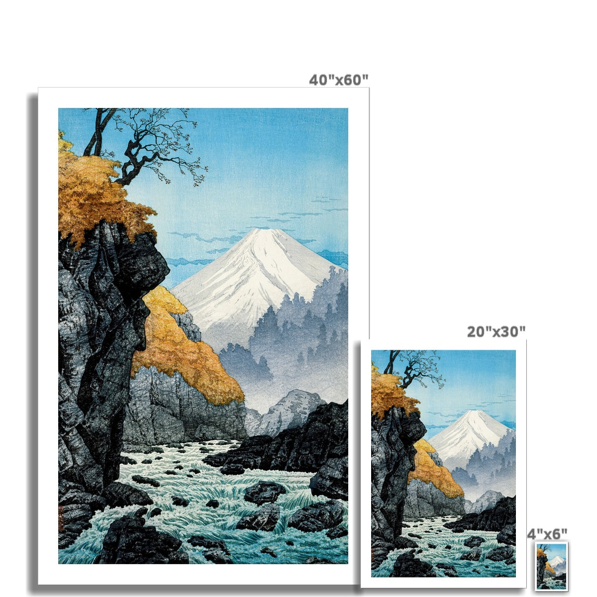 Foot of Mount Ashitaka by Hiroaki Takahashi Fine Art Print