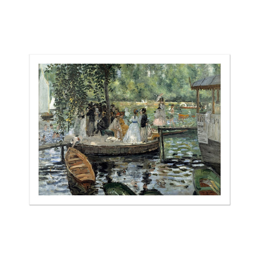 La Grenouillère by Pierre-Auguste Renoir Fine Art Print