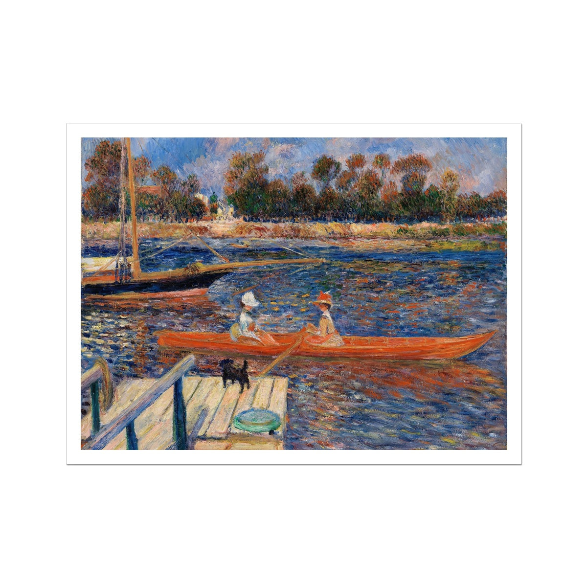 The Seine at Argenteuil (La Seine Ã  Argenteuil) by Pierre-Auguste Renoir  Fine Art Print